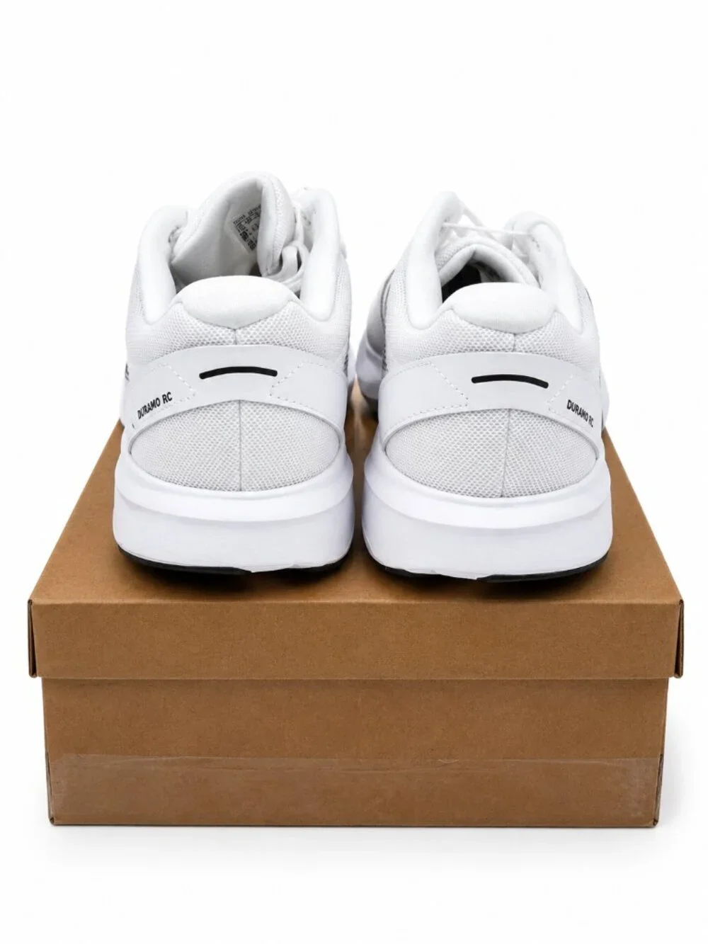 Adidas Duramo RC U White Black Men 11.5 Running Shoes Sneakers ID2703 New